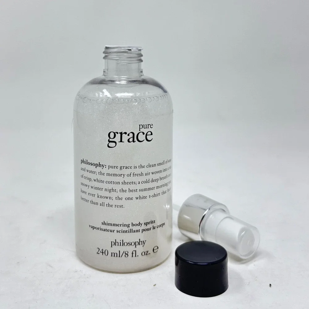 New Philosophy Pure Grace Shimmering Body Spritz 8oz Fragrance Mist Discontinued